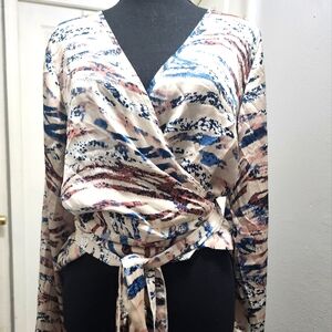 Women's Wrap Blouse